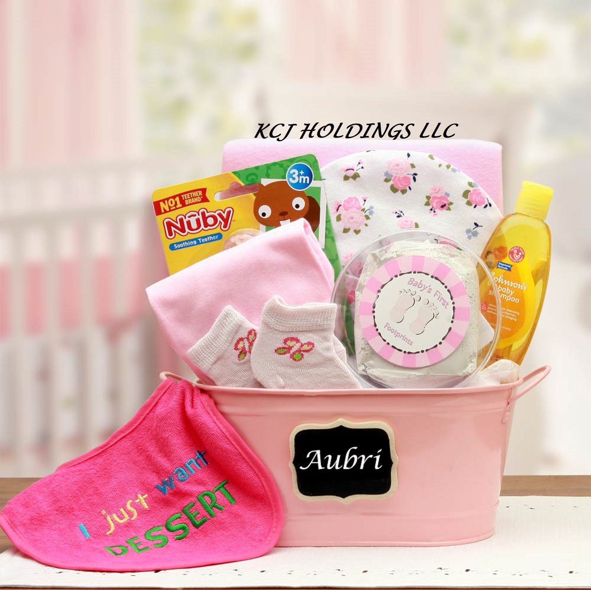 Baby Basics Gift Pail Gift Basket Baby Shower Gift Gift for New Baby B –  The Cookoos Nest